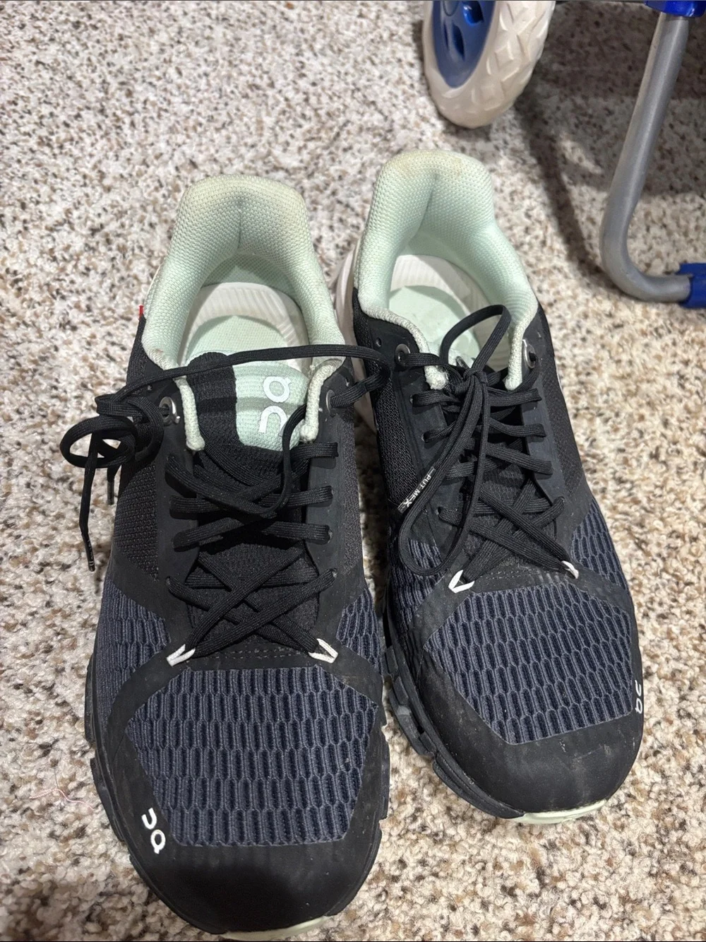 On Running Women's Black & Mint Running Sneakers